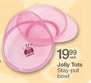 Jolly Tots Stay-Put Bowl Each