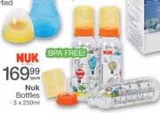Nuk Bottles-3x250ml