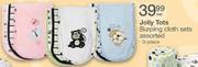 Jolly Tots Burping Cloth Sets Assorted-3pcs