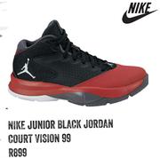 Nike Junior Black Jordan Court Vision 99