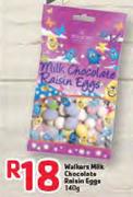 Walkers Milk Chocolate Raisin Eggs-140g