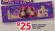  Walkers Chocolate Turkish Delights Thins-200g