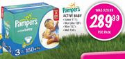 Pampers Active Baby Maxi Plus 120's Per Pack 