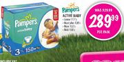 Pampers Active Baby Junior 111's Per Pack