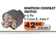 Opel Parts Ignition Contact Switch