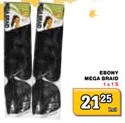 Ebony Mega Braid-1X1's
