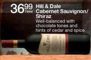 Hill & Dale Cabernet Sauvignon/Shiraz-750ml