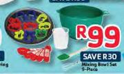 Pyrex Mixing Bowl Set-9 Piece