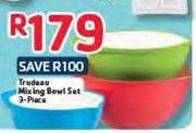 Trudeau Mixing Bowl Set-3 Piece