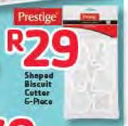 Prestige Shaped Biscuit Cutter 6 Piece