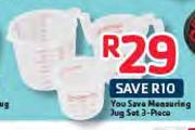 Pyrex You Save Measuring Jug Set-3 Piece