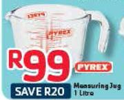 Pyrex Measuring Jug-1Ltr