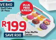 Snips Muffin Carrier Plus Free Apron