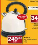 Platinum Classic Cream Kettle-1.7L
