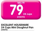 Excellent Houseware 24-Cups Mini Doughnut Pan