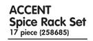 Accent 17 Piece Spice Rack Set