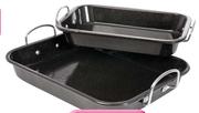 Home Bakery Non-Stick Enamel Roaster-37cm x 28cm x 5cm