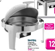 Steel King Stainless Steel Roll Top Chafing Dish-6.8L