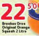 Brookes Oros Original Orange Squash-2L