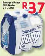 Bonaqua Pump Still Water-6x750Ml