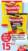 Beacon Maynards Jellies, Gums Or Sparkles Assorted-2x125G