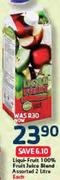 Liqui-Fruit 100% Fruit Juice Blend Assorted-2L