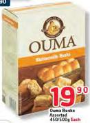 Ouma Rusks Assorted-450/500G