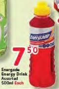 Energade Energy Drink Assorted-500Ml