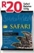 Safari Raisins-500G