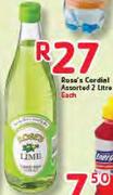 Rose's Cordial-2Ltr