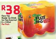 Fuze Tea Ready-to-Drink Ice Tea-6x330ml Per Pack