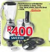 Sunbeam Food Processor With Blender