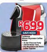 Caffeluxe Milano Expresso Coffee Maker