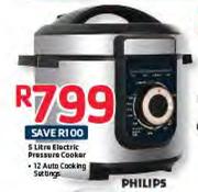 Philips 5Ltr Electric Pressure Cooker