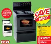 Defy Solid 4-Plate Stove