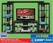 Prince 4-Piece Wall Unit