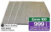 Fotakis Brothers Jute Rugs-160cm x 220cm Each