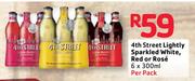 4th Street Lightly Sparkled White Red Or Rose-6x300ml Per Pack