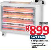Goldair 3-Bar Quartz Heater