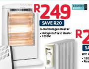 Counter Point 3-Bar Halogan Heater