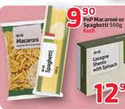 PnP-Macaroni Or Spaghetti-500g Each