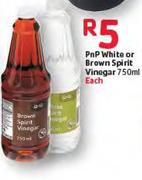 PnP White Or Brown-Spirit Vinegar-750ml Each