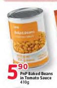 PnP Baked Beans In Toamto Sauce-410g