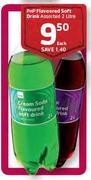 PnP Flavoured Soft-Drink Assorted-2ltr Each