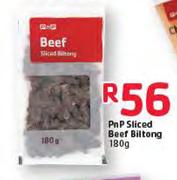 PnP Sliced Beef Biltong-180g