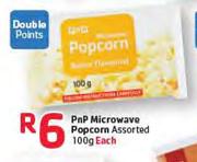 PnP Microwave Popcorn Assorted-100g Each