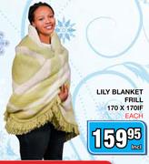 Lily Blanket Frill 170 x 170IF
