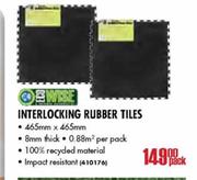 Wise Interlocking Rubber Tiles Pack