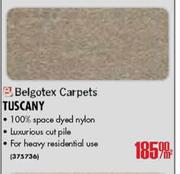 Belgotex Carpets Tuscany Per Meter Square