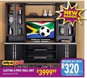 Clayton 3-Piece Wall Unit